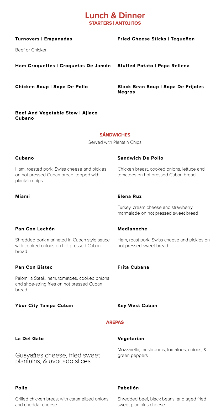 Mi Apá Latin Café What's for Dinner Gainesville